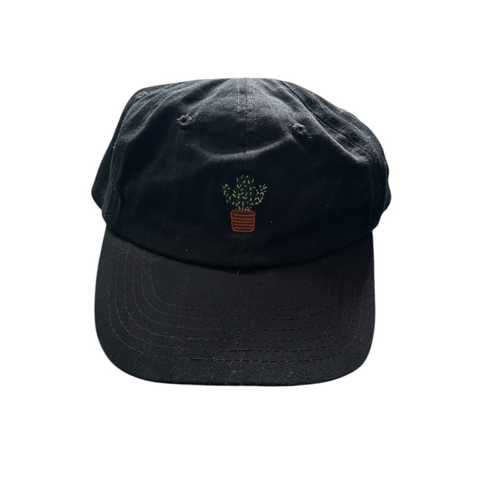 Cactus Plant Adjustable Dad Hat One Size Black